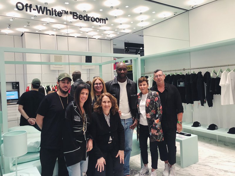 Virgil Abloh Celebrates New Off-White Bedroom Shop at Hirshleifers