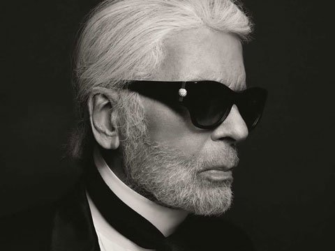 KARL LAGERFELD (1933-2019), Carine Roitfeld with male model, c