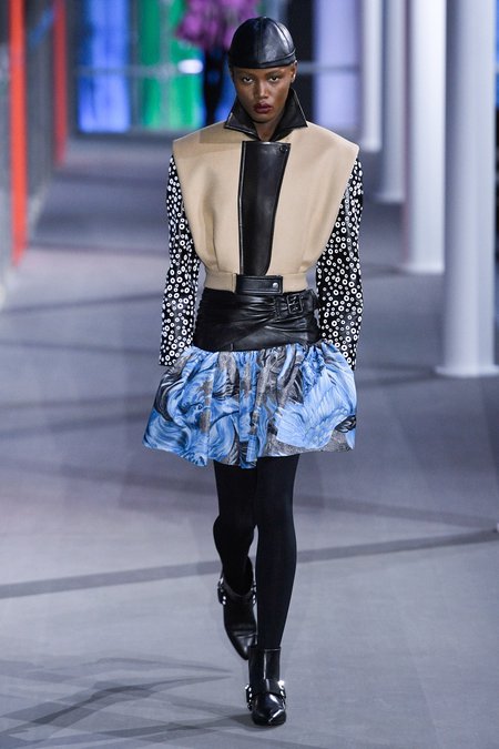 Sienna Miller wearing Louis Vuitton Monogram Denim Grunge Shawl