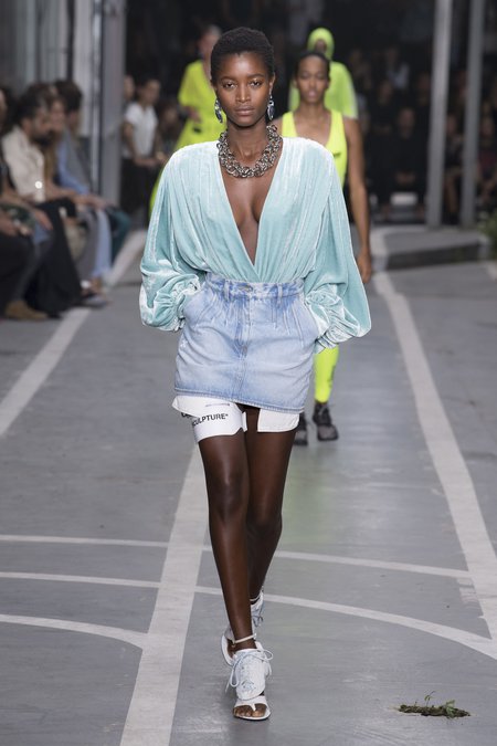 Female athletes win on Virgil Abloh's runway